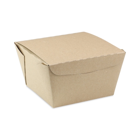 Pactiv EarthChoice OneBox Paper Box, 46 oz, 4.5 x 4.5 x 3.25, Kraft, PK200 PK NOB08KEC